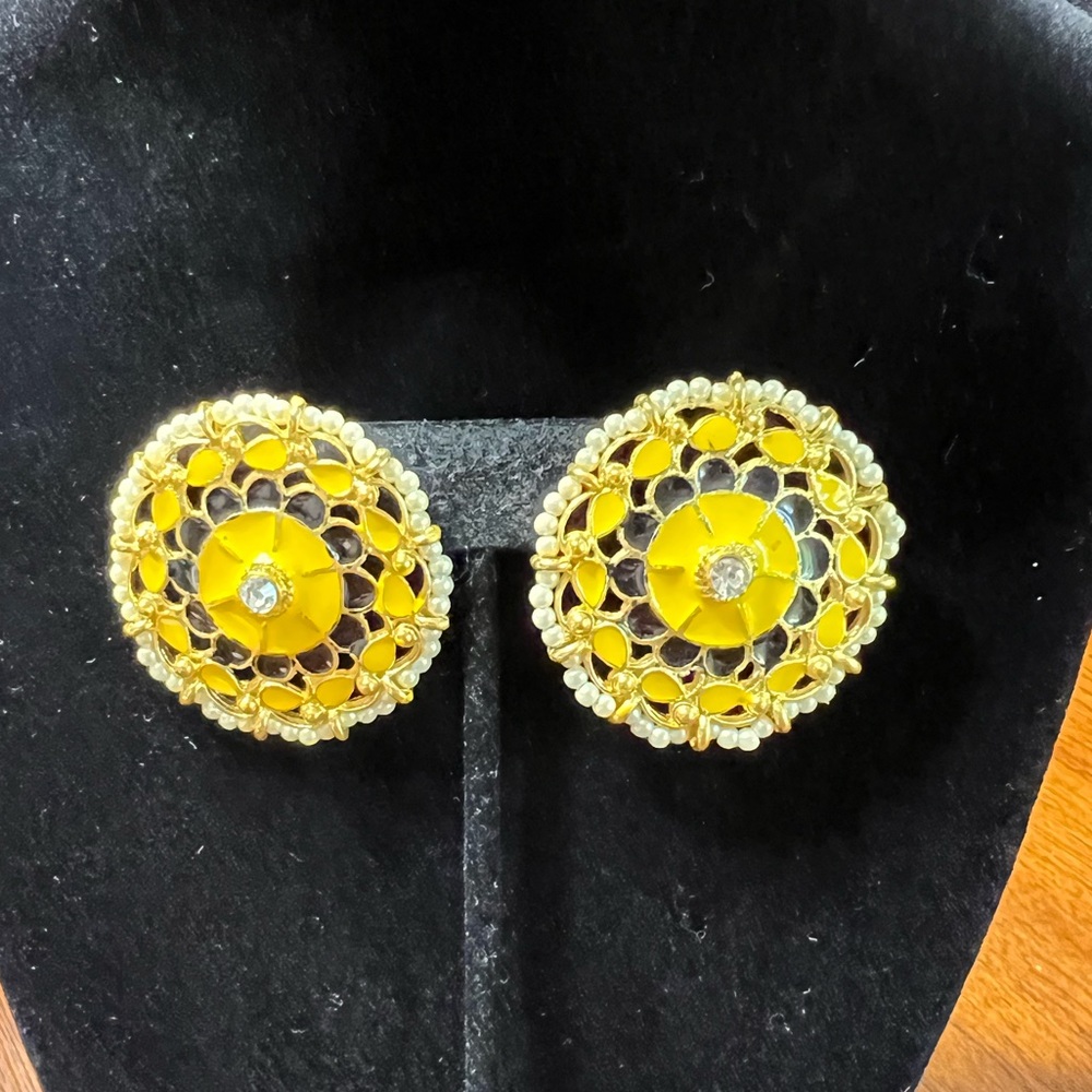 🆕 Meenakari Stud Earring